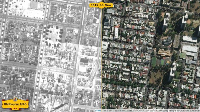 Interactive Map: How Melbourne Changed In 70 Years