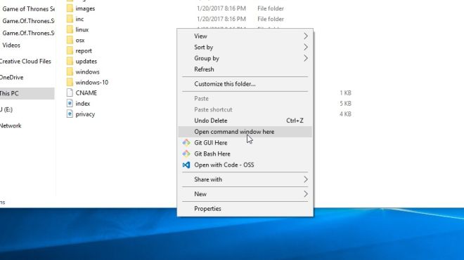 Switch In Command Prompt For PowerShell in Windows 10