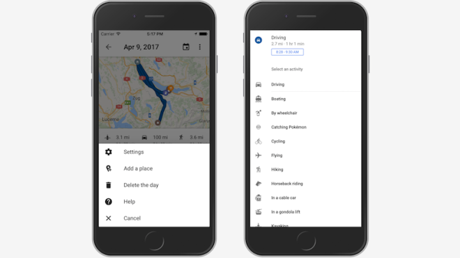 Google Maps Adds A Directions Widget, iMessage App And Timeline To The iPhone App