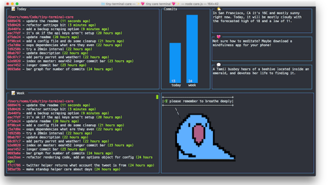 This Terminal Dashboard Reminds You To Take A Break When You’re Deep Inside Your Code