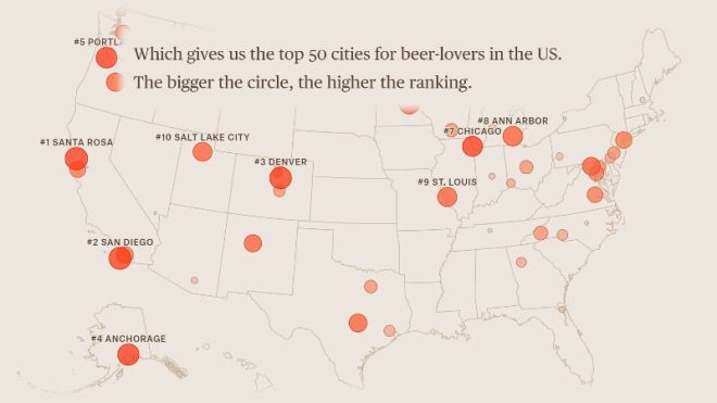 Find The Best US Cities For Craft Beer And Microbrews With This Tool