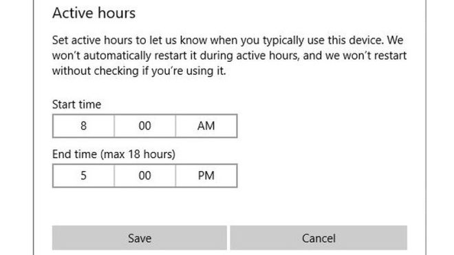 No More Unexpected Windows Reboots With Active Hours
