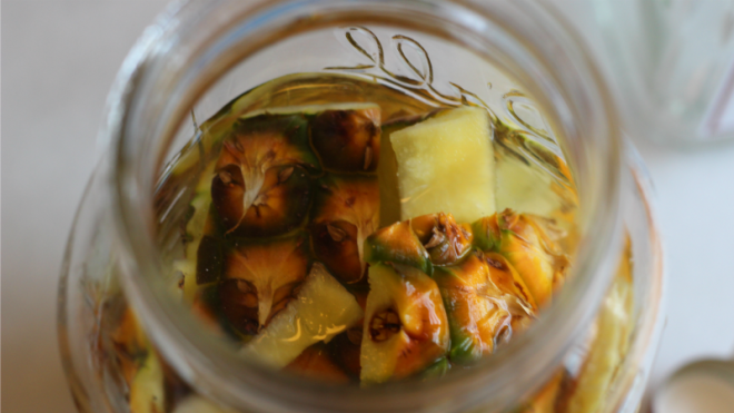 Make Pineapple-Infused Gin With The Leftover Peels Like A Damn Genius