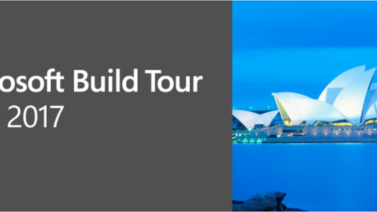 Microsoft Build Tour Coming To Australia In June