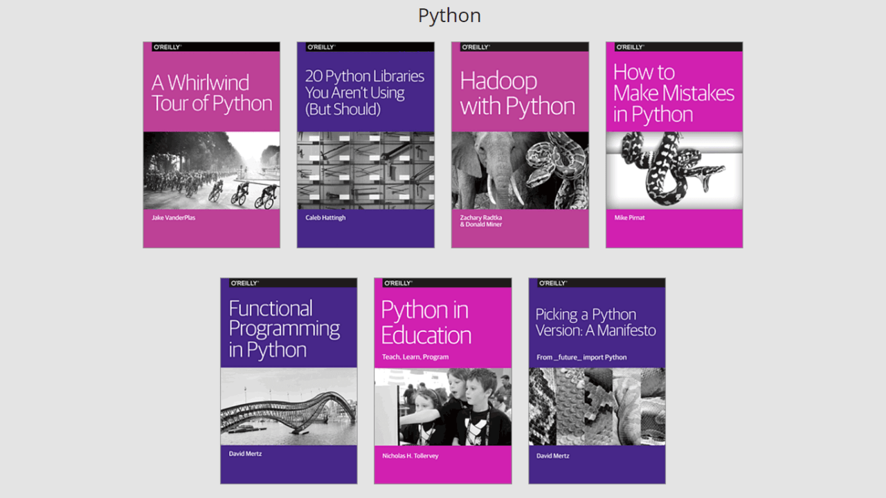 Grab 36 Free O’Reilly Programming eBooks Covering Python, Java And C++