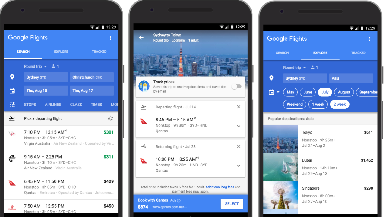 Google Flights Is Now Officially Available In Australia