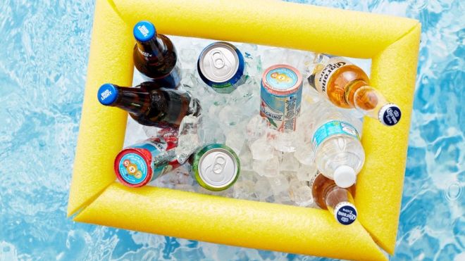This DIY Floating Cooler Means You Never Have To Leave The Pool To Grab A Drink