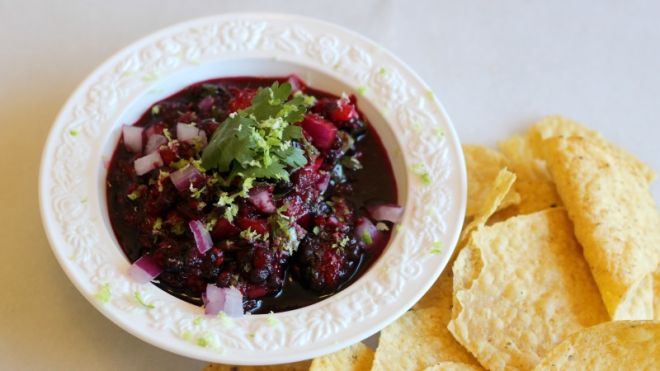 How To Use Up Pretty Much Any Leftover Berries By Turning Them Into Salsa