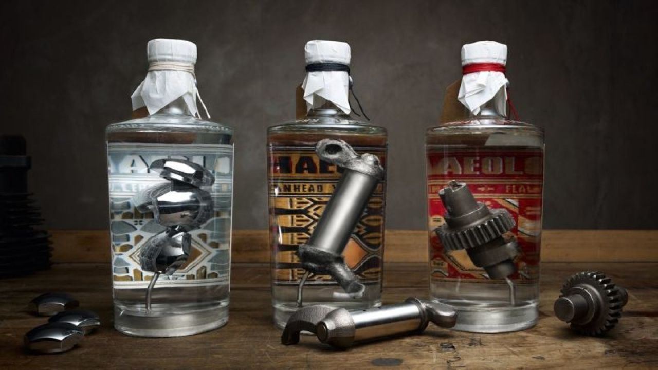 Would You Pay $1000 For Gin With Old Harley-Davidson Parts In It?