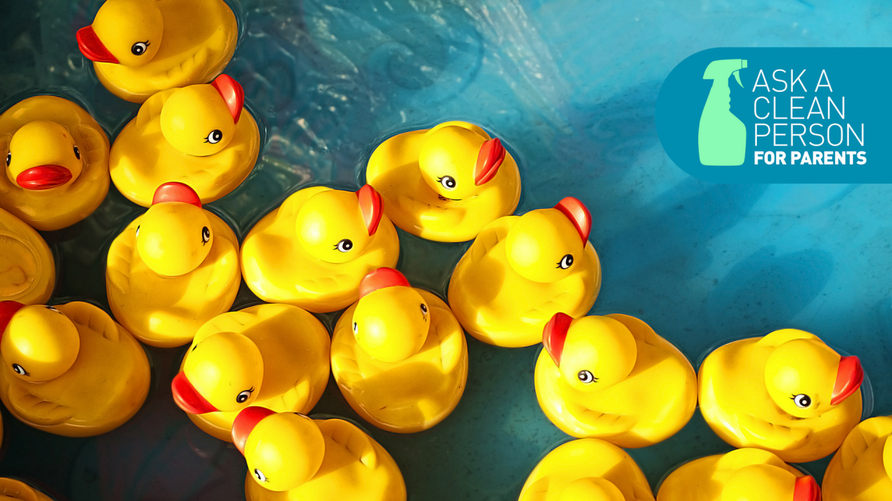 How To Clean Rubber Duckies And Other Bath Toys
