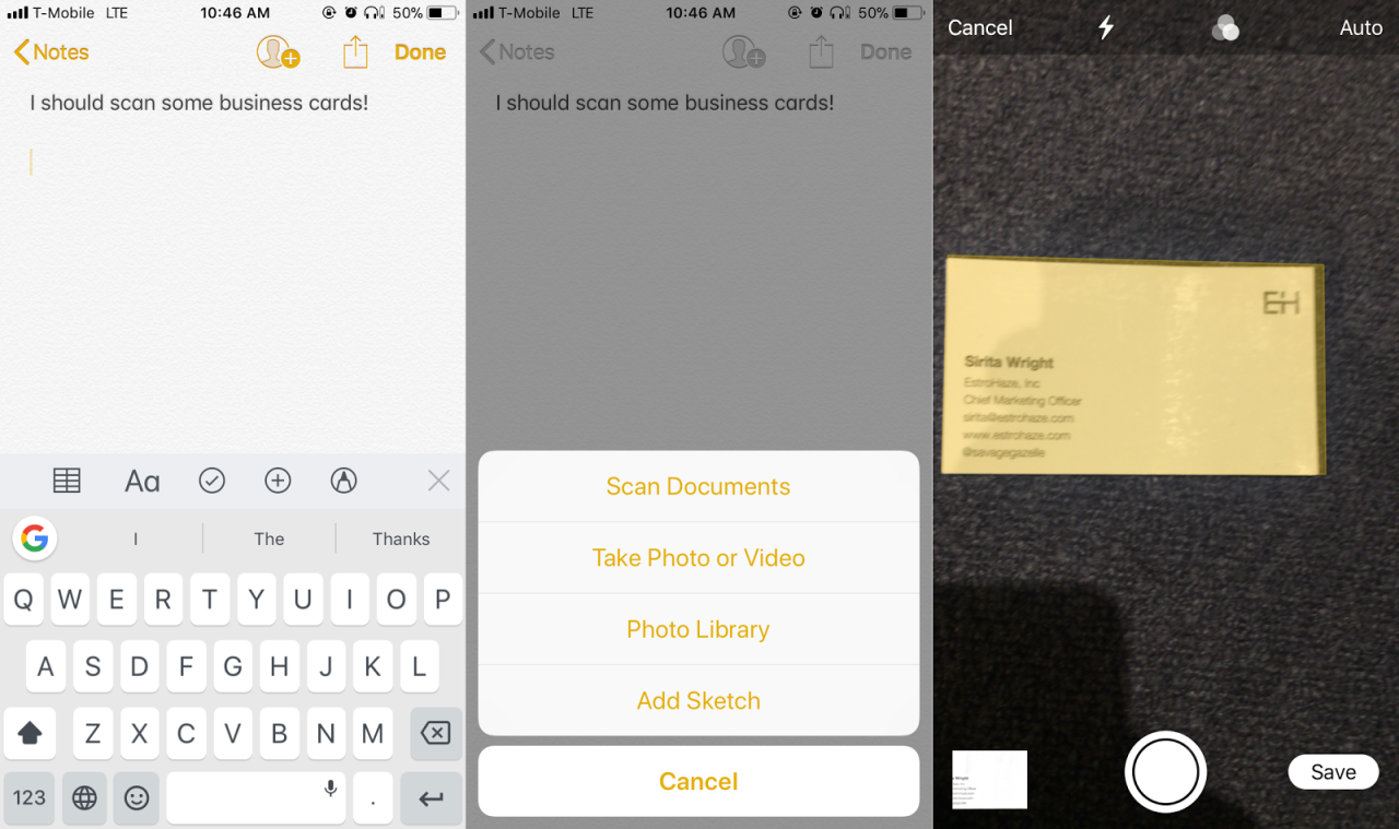 How To Scan Documents With iOS 11’s Notes App
