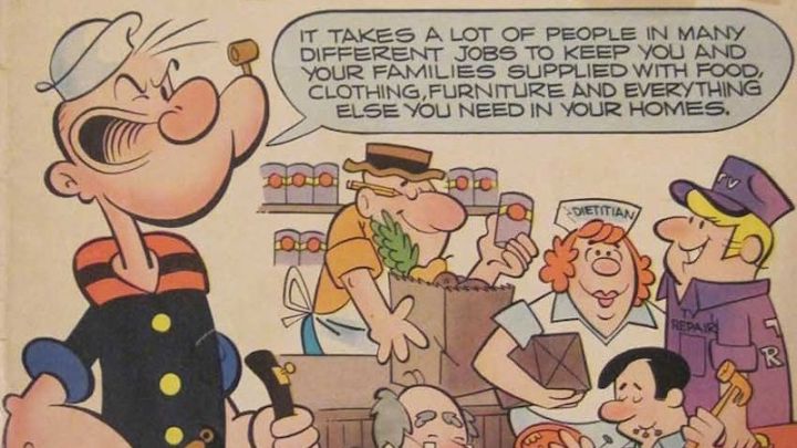 1970s-Era Popeye The Sailor Is Here To Give You Career Advice