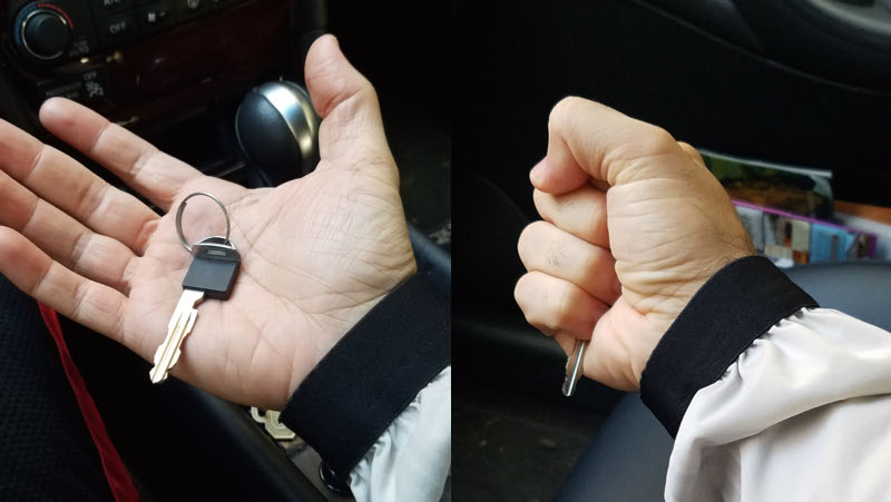Don’t Put Your Keys Between Your Fingers For Self Defence