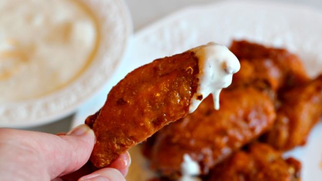 Sous-Vide Buffalo Wings Are Crispy On The Outside And Tender On The Inside