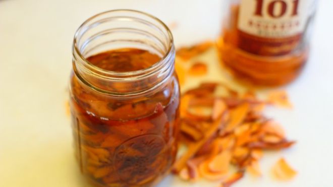 Infuse Bourbon With Sweet Potato Peels For A Seasonal Sipper