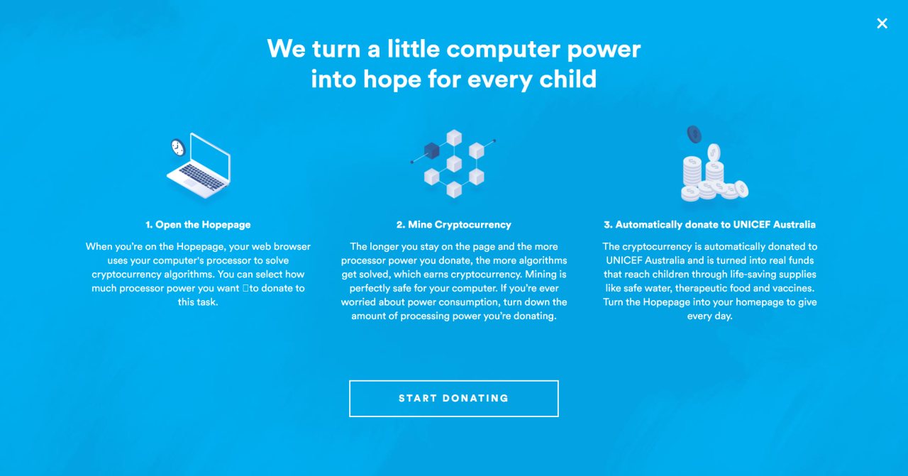 UNICEF Australia Wants To Use Your Computer To Mine Cryptocurrency