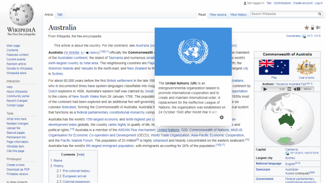 How To Disable Wikipedia’s New Page Preview Feature