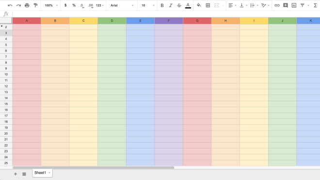 How To Get Rainbow-Themed Google Sheets To Celebrate Pride 