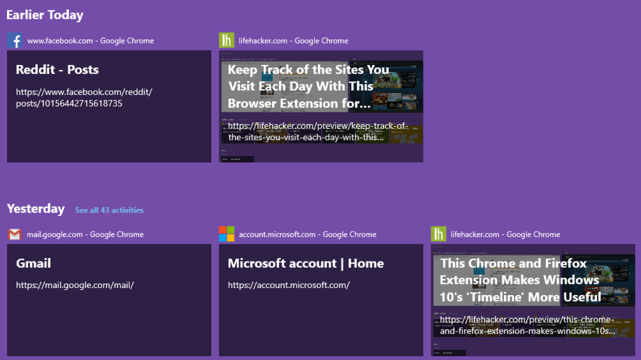 Keep Track Of The Sites You Visit Each Day With This Browser Extension For Windows 10