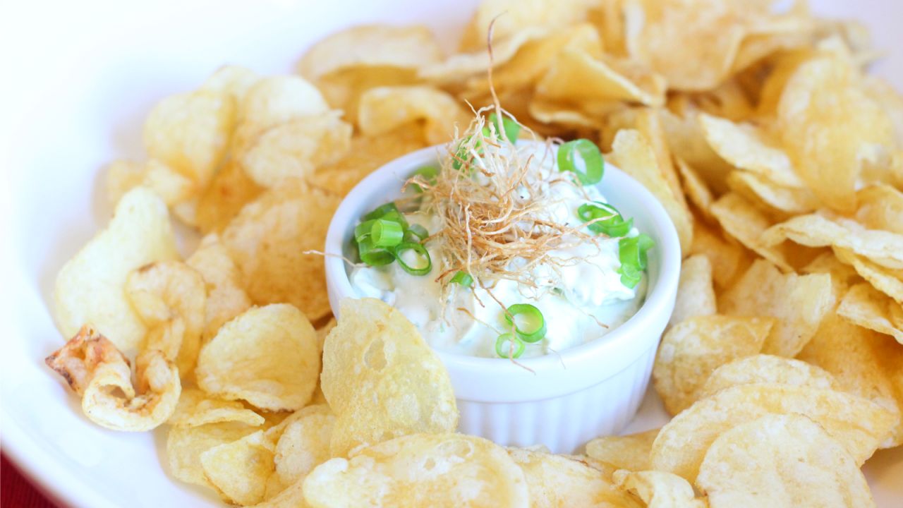 This Dip Uses Every Part Of The Green Onion, Even The Roots