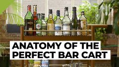 The Anatomy Of A Perfect Bar Cart