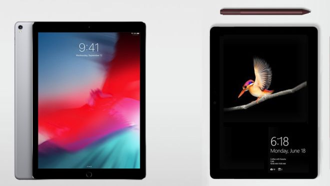The Microsoft Surface Go Vs The Apple iPad Pro