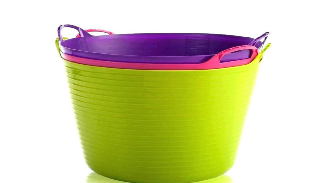 Get Kids To Put Away Their Stuff With This Bucket Hack