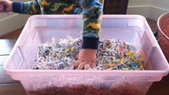 Create Sensory Bins For Your Toddler With Stuff You Already Have