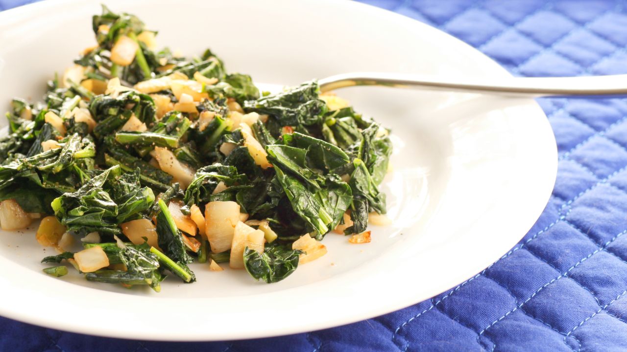 Finish Sautéed Greens With A Drizzle Of Honey