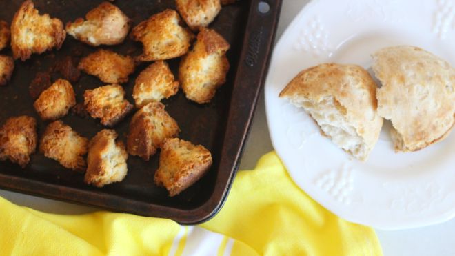 Turn Sad, Stale Scones Into Delicious Croutons
