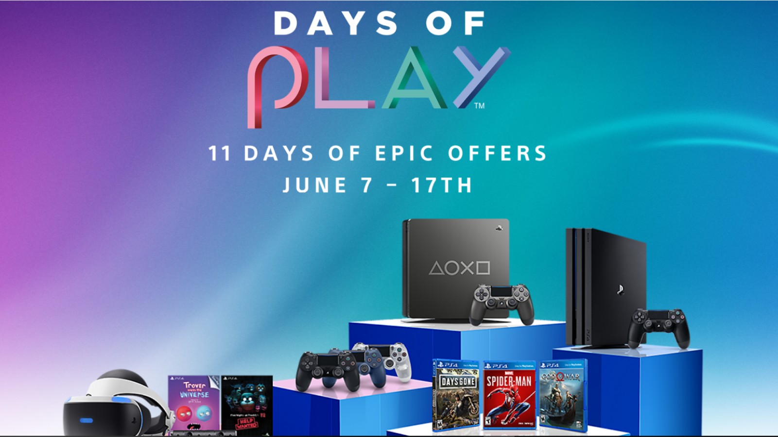 Playstation days. PLAYSTATION Summer sale. PLAYSTATION sales of goods.