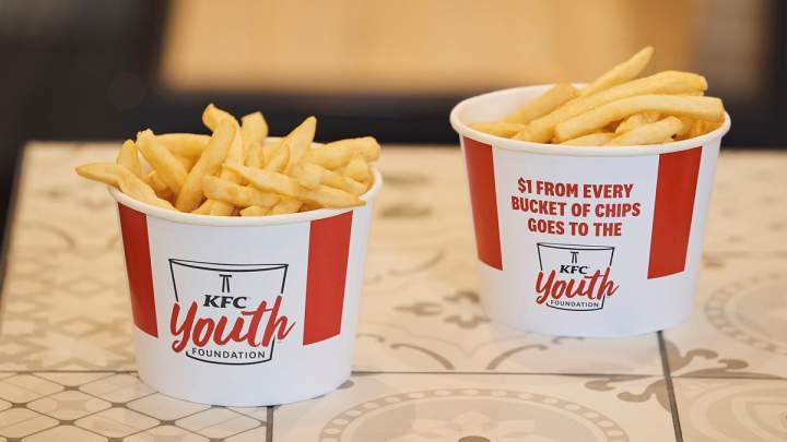 KFC Is Selling Actual Buckets Of Chips (But It’s For A Good Cause)