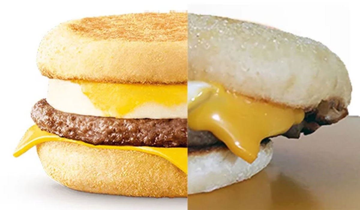 Fast Food Adverts Vs The Real Thing