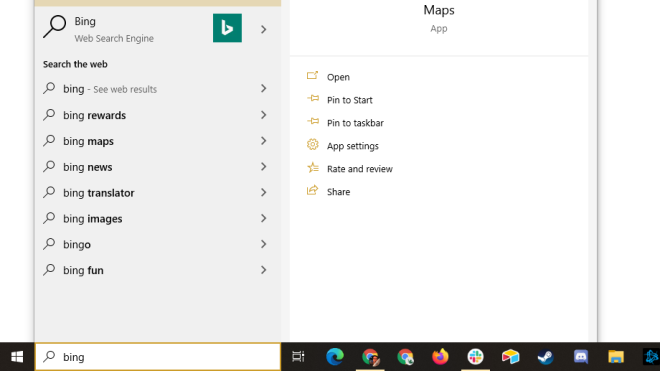 How to Disable Bing Search in Windows 10’s Start Menu