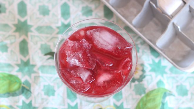 Infuse Campari With Frozen Berries