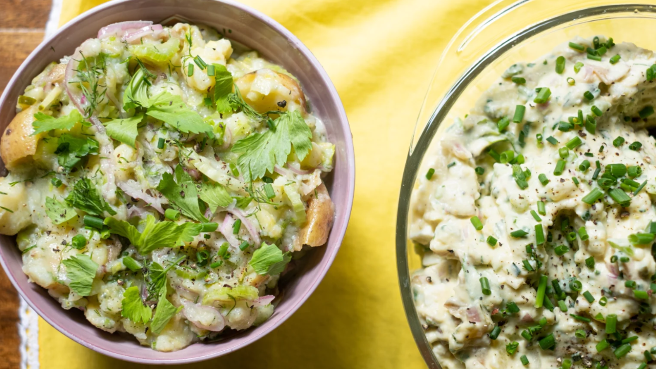 How to Make Extra-Creamy Potato Salad With Less Mayo