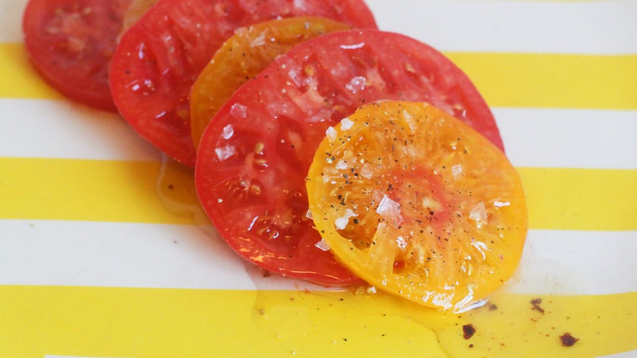 Pour Hot Bacon Grease on Fresh Tomatoes