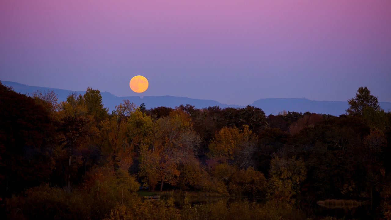 How to View the Harvest Moon and Mars This Week