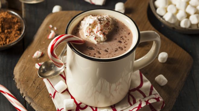 Stir Your Hot Chocolate With a Peppermint Stick