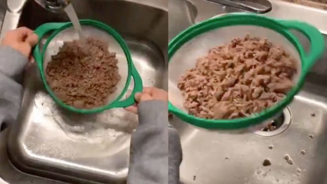Why Rinsing Your Meat in the Sink Is a Spectacularly Bad Idea