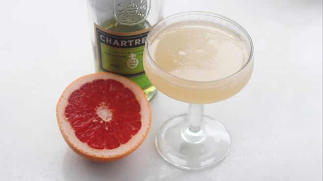 Grapefruit and Chartreuse Make a Chill Couple