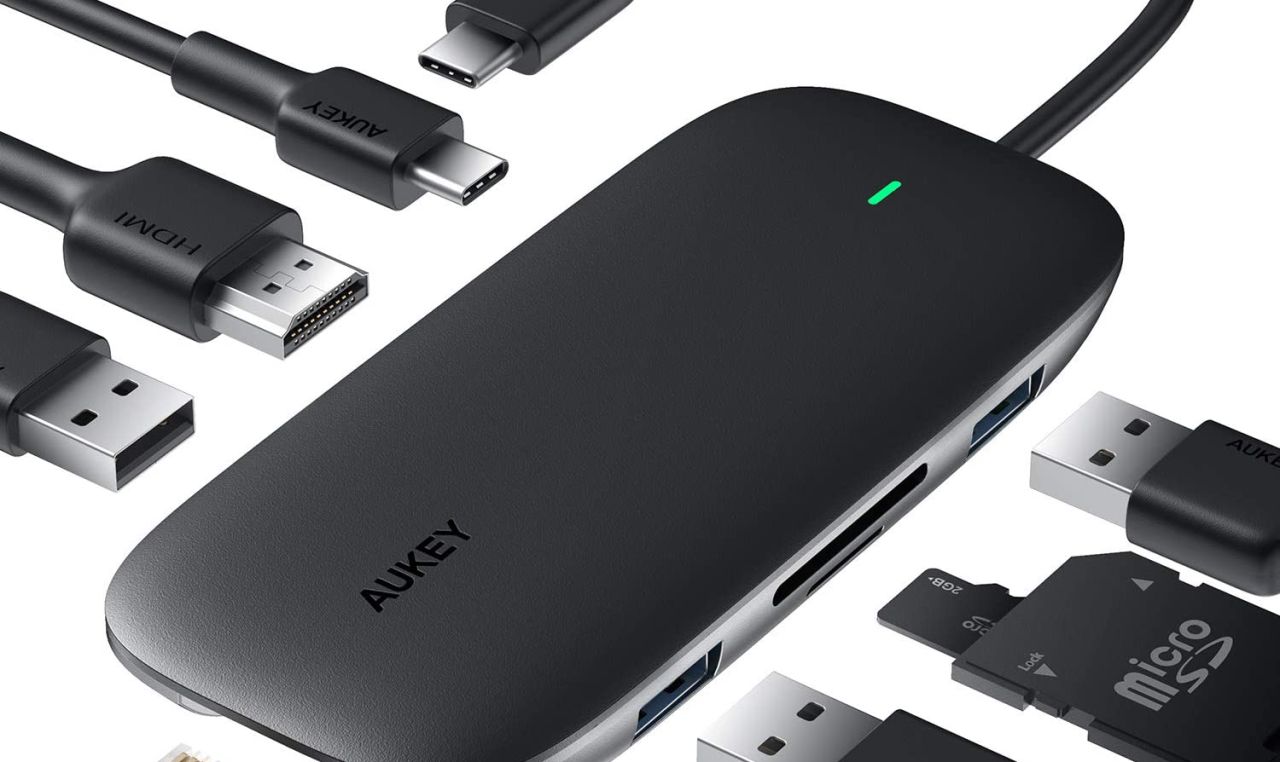 Add a USB-c hub to your Chromecast with Google TV, and then some if you're so inclined.  (Photo: Amazon)