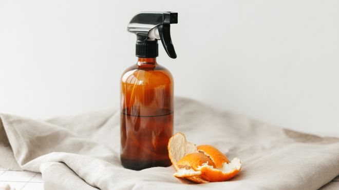 Make a DIY Vinegar Cleaning Spray With Orange Peels