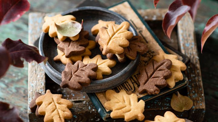 Make Adorable Autumnal Cookies with Real Leaves as Templates