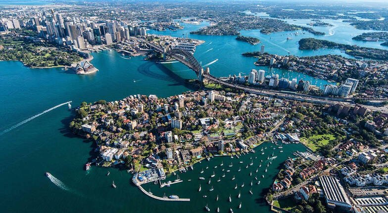 Arial shot of Sydney Harbour, mothers day gifts, mother's day presents 