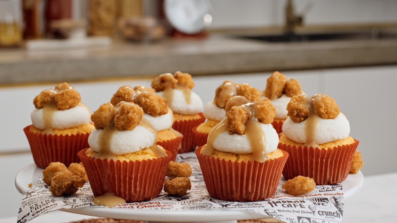 Chicken and Cupcakes Shouldn’t Go Together, but This KFC Recipe Makes Magic Happen