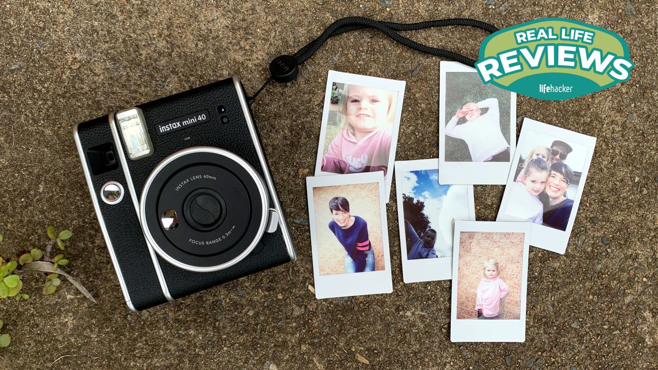 The Instax Mini 40 Doesn’t Look like a Toy but It’s Still Child’s Play