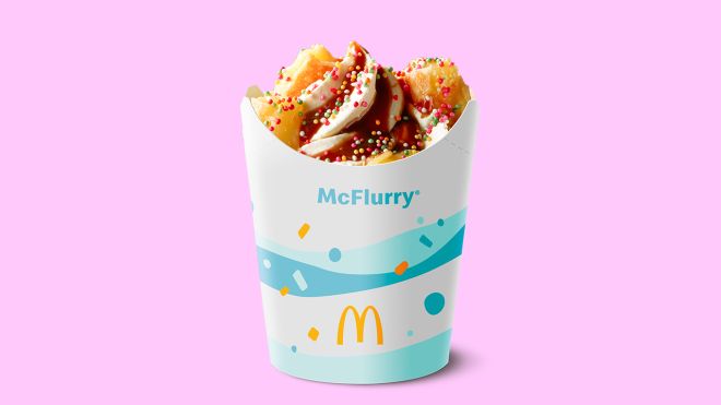 The New Maccas McFlurry Flavour Is a Blend of Birthday Cake and Fairy Bread