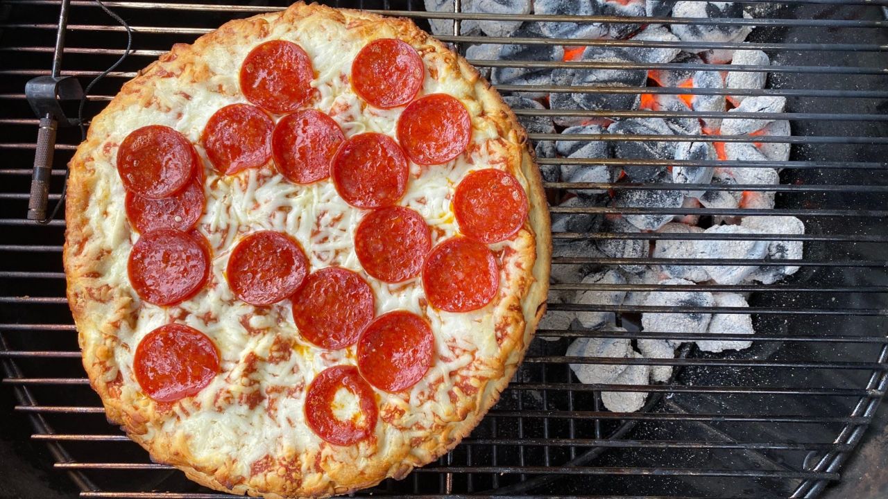 You Can BBQ a Frozen Pizza