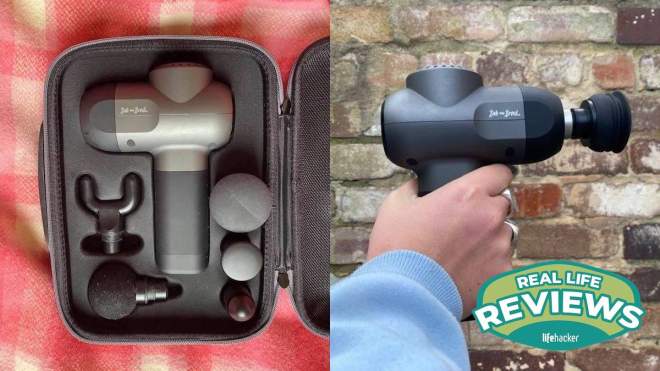 This Massage Gun is Currently on Sale and Will Sort Out Your Back Knots